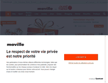 Tablet Screenshot of maubeuge.maville.com