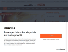 Tablet Screenshot of menton.maville.com